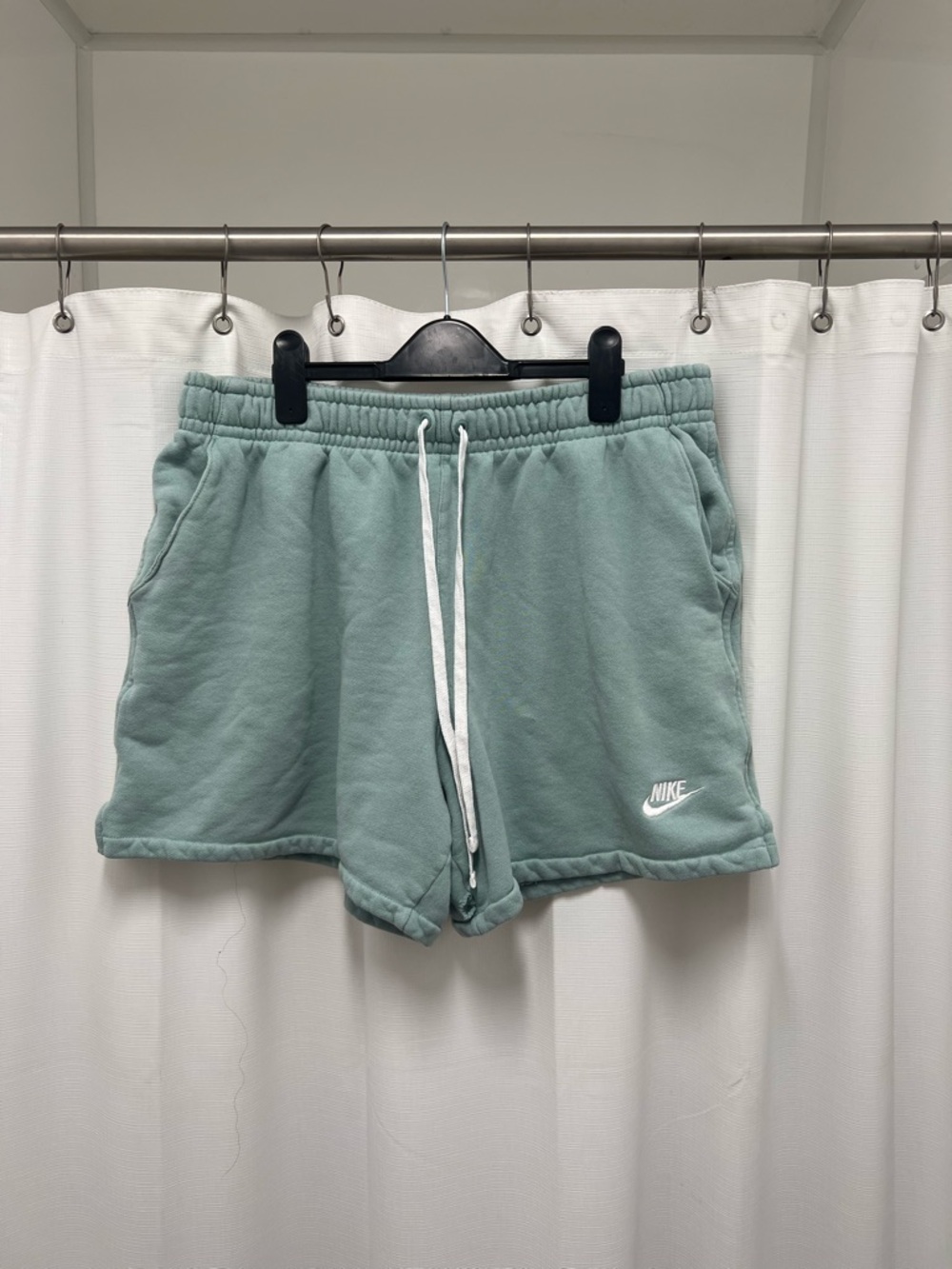 Nike Light Green Shorts with Elastic Waist